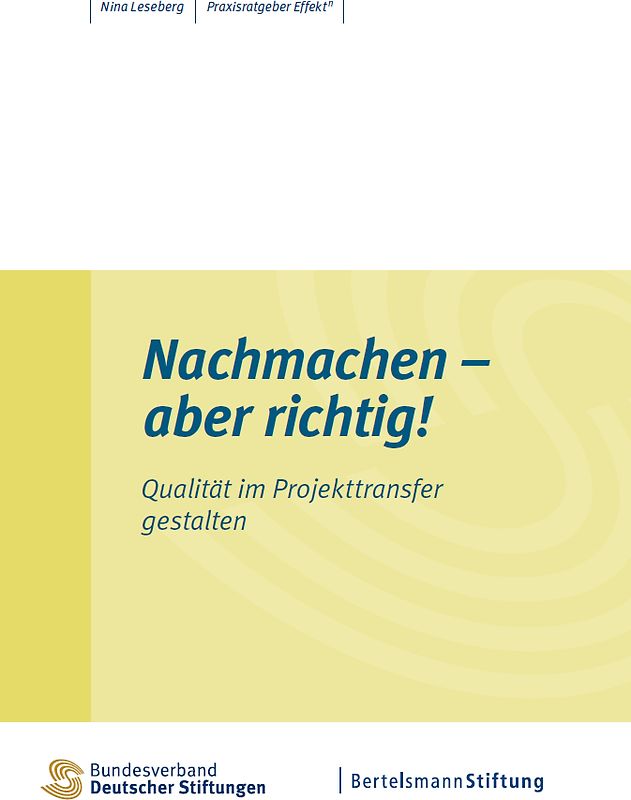 Nachmachen - aber richtig!