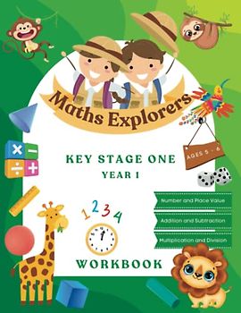 Maths Explorers: Key Stage 1 Year 1: Lightning Bolt Learning Edition (Part 1) (Maths Workbook)