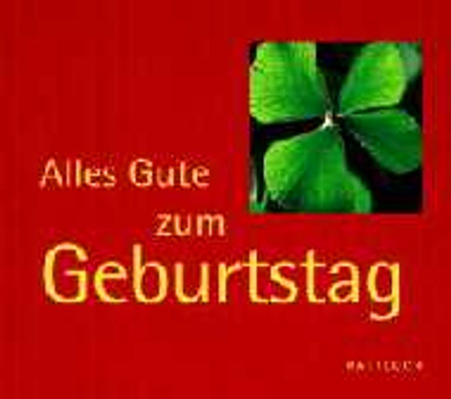 Alles Gute zum Geburtstag