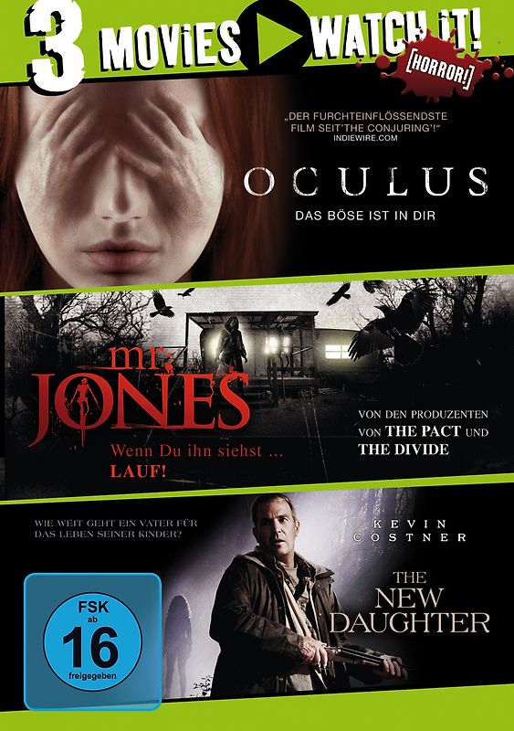 Oculus / Mr. Jones / The New Daughter [3 DVDs] DVD