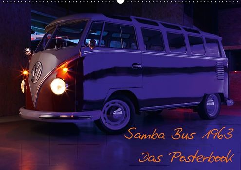 VW Samba Bus 1963 Das Posterbook (Posterbuch DIN A3 quer)