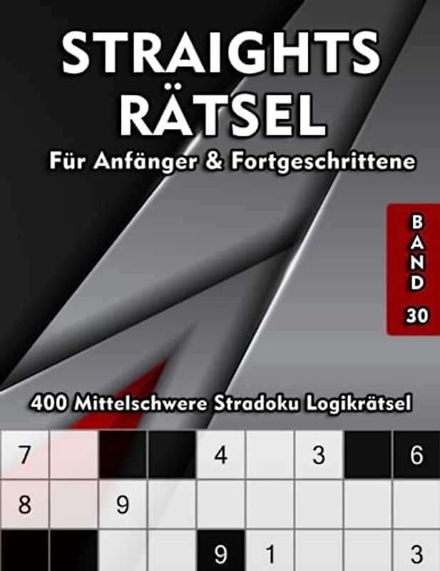 Straights Rätselabentuer: Rätselbuch mit 400 Mittelschweren Rätselaufgaben für Erwachsene & Kinder