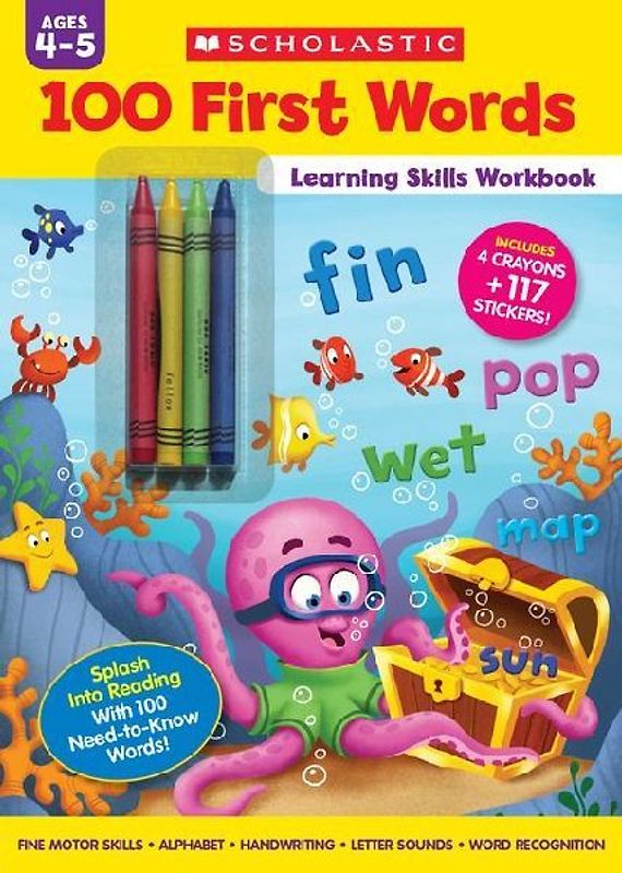 100 First Words Learning Skills Workbook