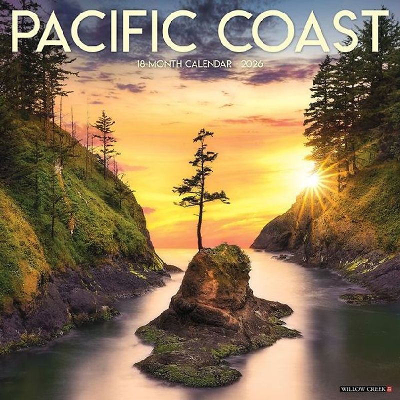 Pacific Coast 2026 12 X 12 Wall Calendar