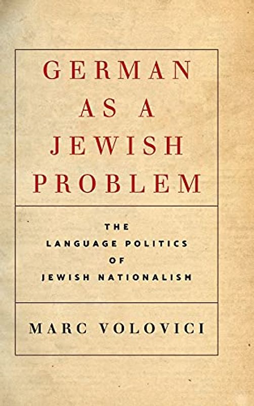 German as a Jewish Problem