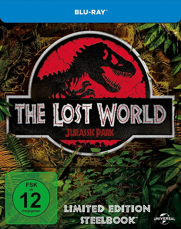 Jurassic Park 2 - Vergessene Welt [Steelbook] Blu-ray Disc