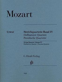 Streichquartette Band 4: Hoffmeister-Quartett und Preußische Quartette: Besetzung: Streichquartette (G. Henle Urtext-Ausgabe)