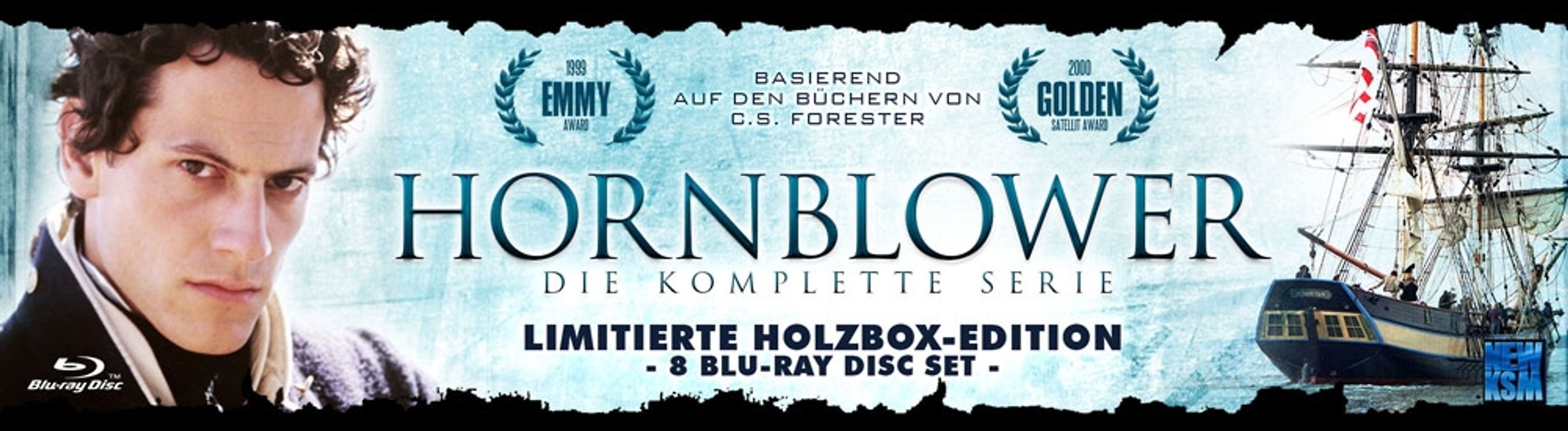 Hornblower - Die komplette Serie (Special 8 Disc Holzbox Edition) [Blu-ray] Blu-ray Disc