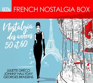 French Nostalgia Box-Nostalgie des annees 50et60 - Greco,Juliette-Hallyday,Johnny-Brassens,Georges [6 CDs]