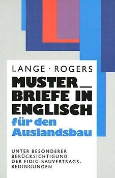 Musterbriefe in Englisch für den Auslandsbau