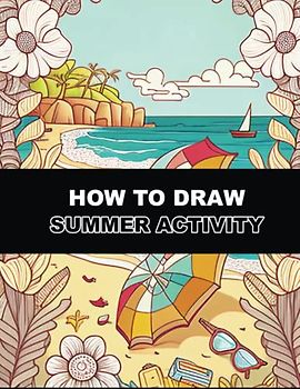 How To draw Summer Activity: Fun in the Sun | A Step-by-Step Guide to Drawing Summer Activities