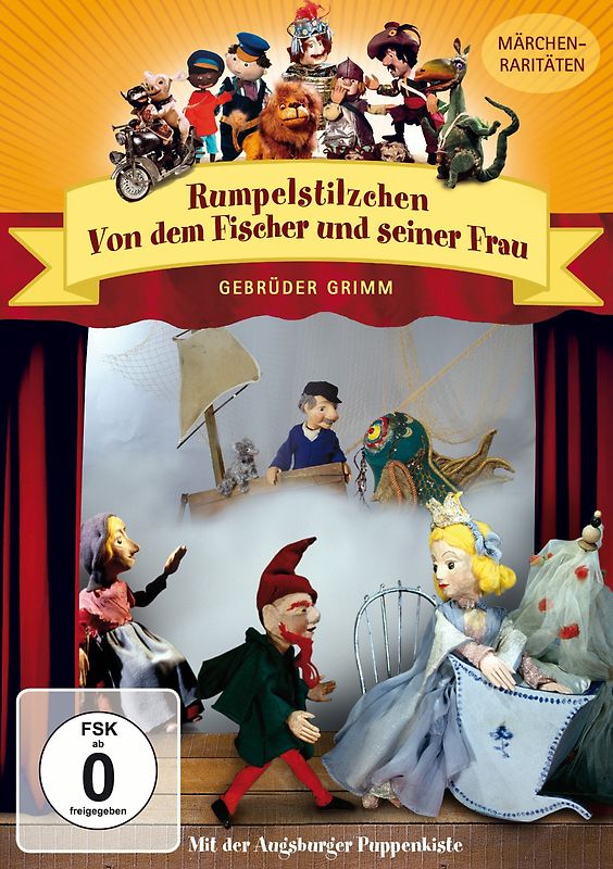 Augsburger Puppenkiste - Von dem Fischer und seiner Frau & Rumpelstilzchen DVD