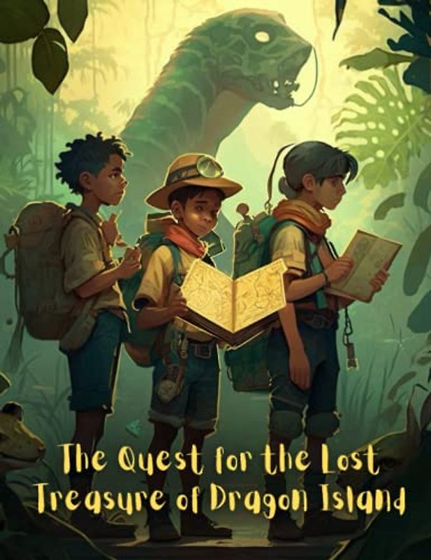 The Quest for the Lost Treasure of Dragon Island: An Adventure Through the Jungle for Kids I Short Stories for kids about Courage and bravery I A Inspirational Book For kids I Gift for kids