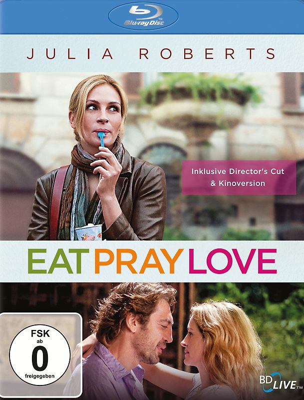 Eat, Pray, Love (Director's Cut) Blu-ray Disc