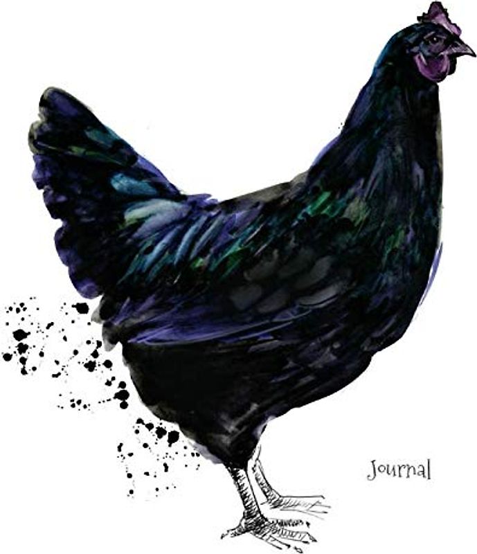 Journal: Ayam Cemani Hen (Chicken Collection, Band 48)
