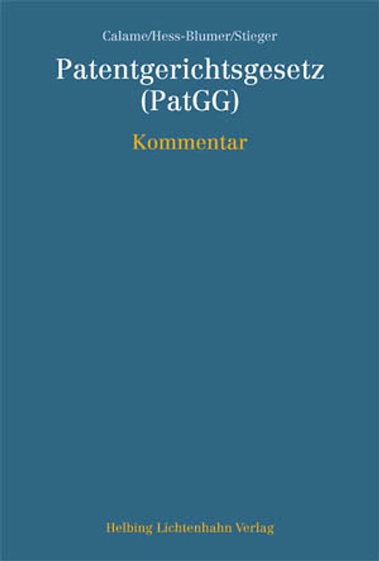 Patentgerichtsgesetz (PatGG)