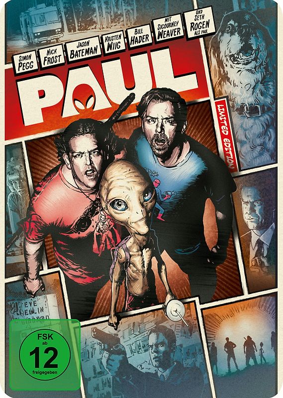 Paul - Ein Alien auf der Flucht [Reel Heroes Edition, Steelbook] Blu-ray Disc