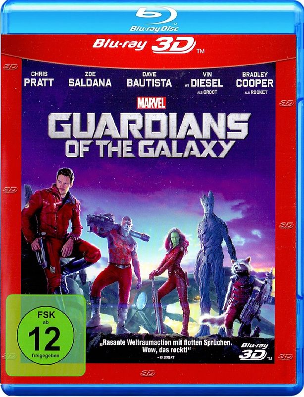 Guardians of the Galaxy 3D 3D Blu-ray Disc