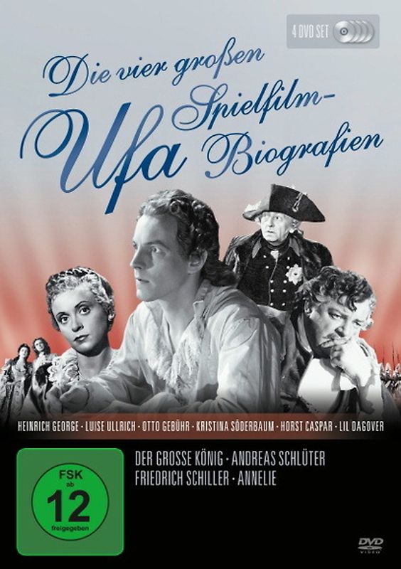 Die vier großen Ufa Spielfilm-Biografien [4 DVDs] DVD