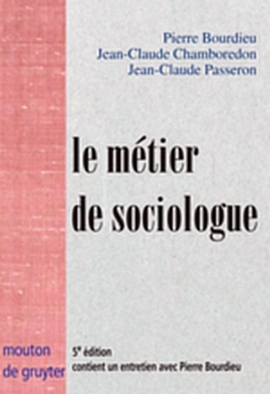 Le métier de sociologue