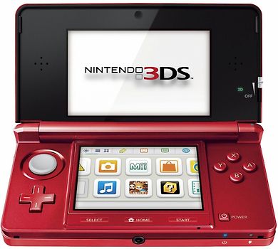 Nintendo 3DS Rouge Métal