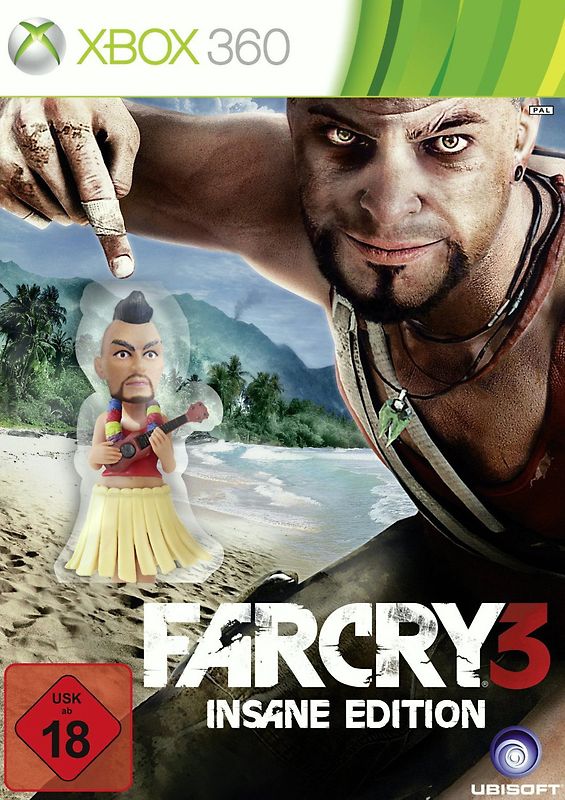 Far Cry 3 [Insane Edition inkl. Wackelfigur und Überlebensführer] Xbox 360