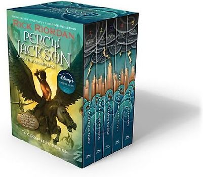 Percy Jackson and the Olympians 5 Book Paperback Boxed Set (W/Poster)