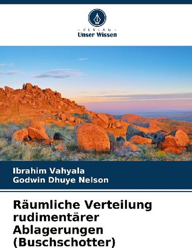 Räumliche Verteilung rudimentärer Ablagerungen (Buschschotter)