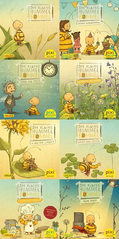 Pixi-8er-Set 309: Die kleine Hummel Bommel (8x1 Exemplar)