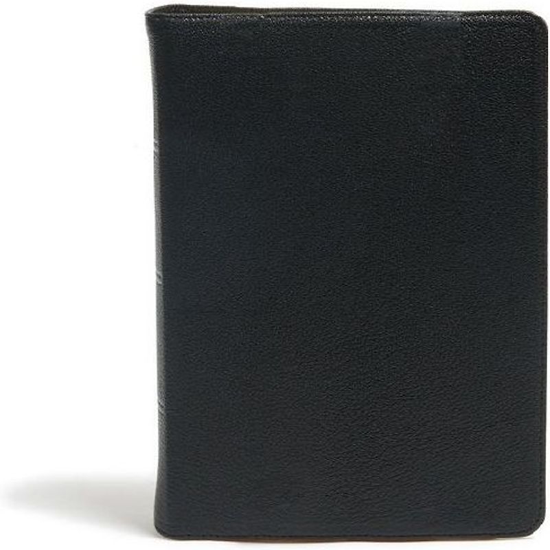 KJV Study Bible, Full-Color, Black Premium Goatskin, Indexed