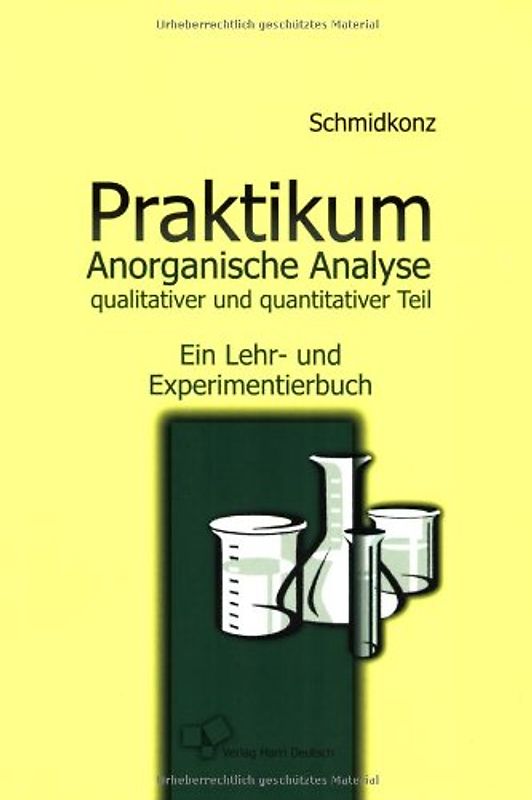 Praktikum Anorganische Analyse