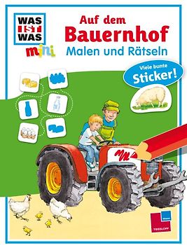 Malen und Rätseln: Auf dem Bauernhof