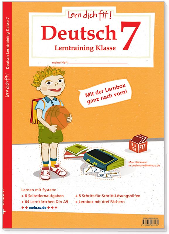 Lern dich fit!-Lerntraining. Deutsch Klasse 7: Texte verstehen, Redensarten, Satzreihen, Satzgefüge, Konjunktionen