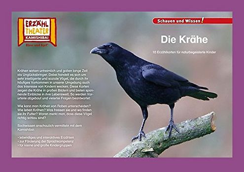 Die Krähe / Kamishibai Bildkarten: 10 Fotobildkarten für das Erzähltheater