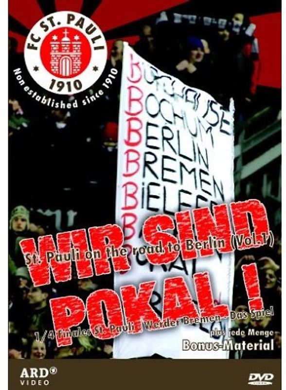 Wir sind Pokal - St. Pauli St. Pauli on the Road to Berlin DVD