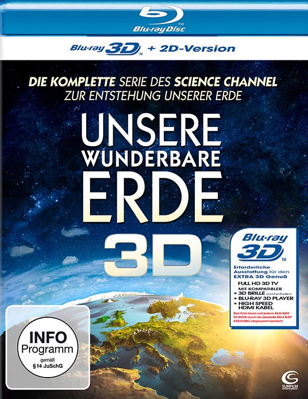 Unsere wunderbare Erde 3D [2D Version] 3D Blu-ray Disc