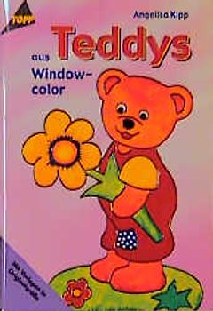 Teddys aus Windowcolor. Fensterbilder