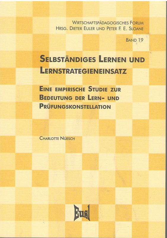 Selbständiges Lernen und Lernstrategieneinsatz