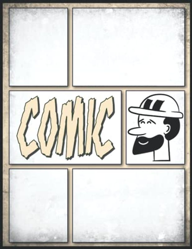 Comic Künstlerbedarf Zeichnen: Leeres Comic-Buch, Um Grafikdesign Für Kinder Zu Erstellen Oder Zu Lehren, Wie Man Comic-Bücher Macht | Geschenkideen Weihnachten