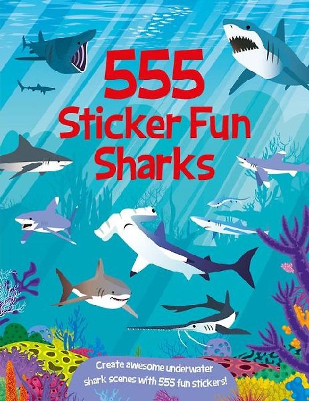 555 Sticker Fun - Sharks