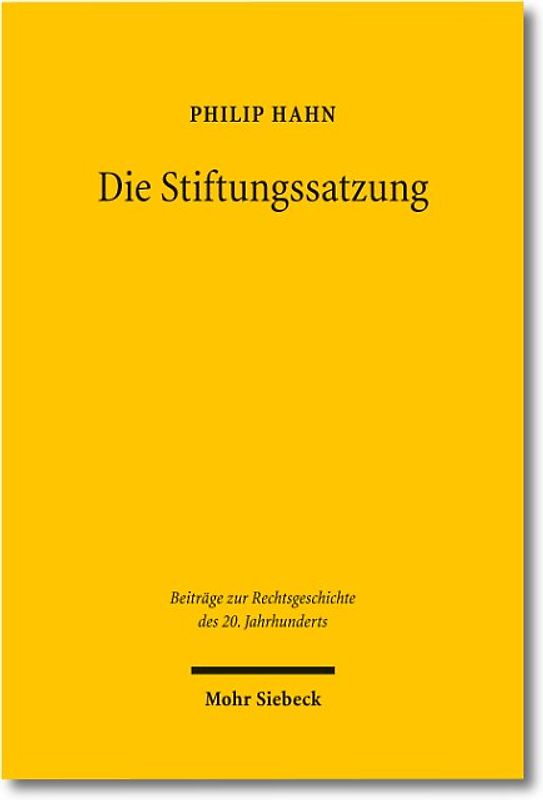 Die Stiftungssatzung