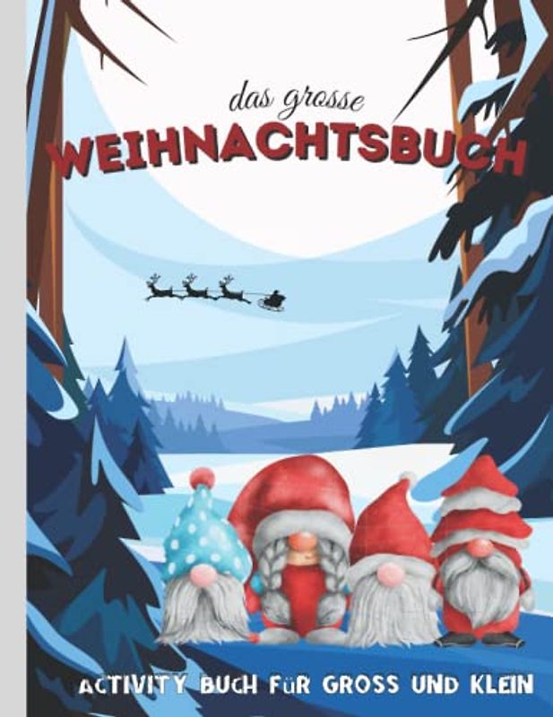 Weihnachtsbuch: Activity Buch für Gross und Klein