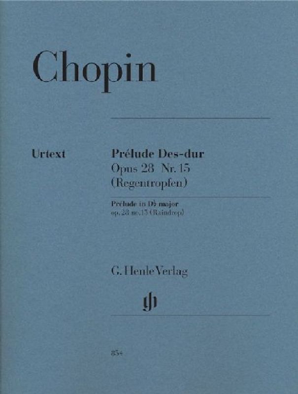 Chopin, Frédéric - Prélude Des-dur op. 28 Nr. 15 (Regentropfen)