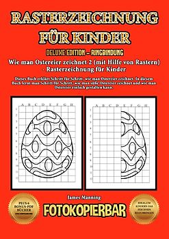 Wie man Ostereier zeichnet 2 (mit Hilfe von Rastern) - Rasterzeichnung für Kinder