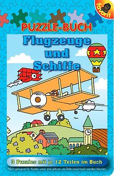 Puzzle-Buch, Flugzeuge und Schifffe