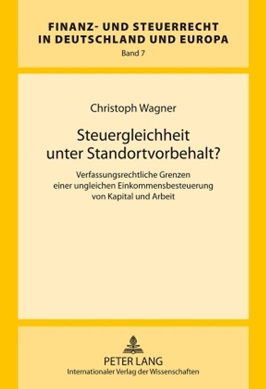 Steuergleichheit unter Standortvorbehalt?