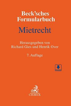 Beck'sches Formularbuch Mietrecht