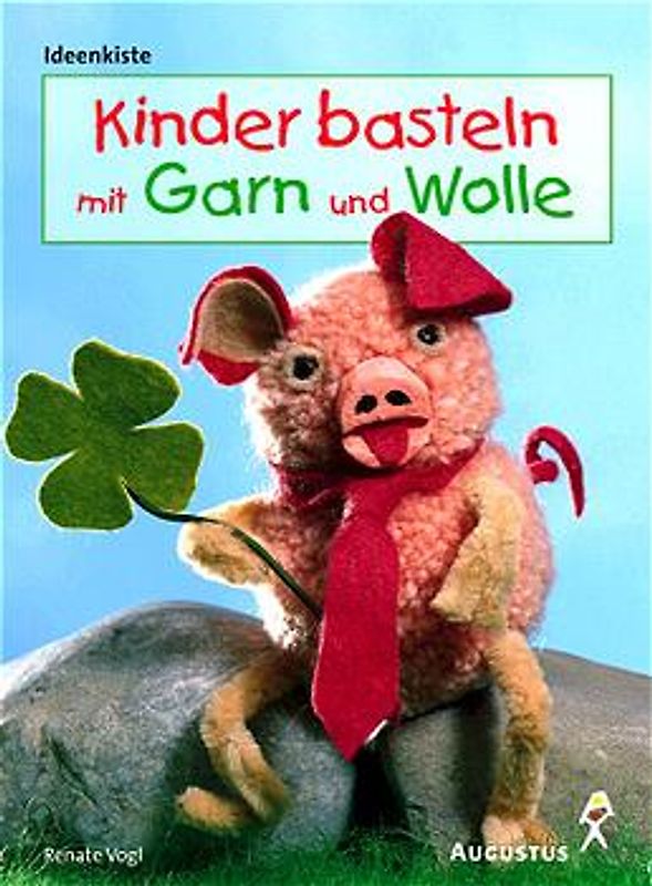 Kinder basteln mit Garn und Wolle. Einfache Bastelideen für die Kleinsten