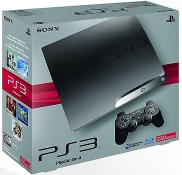 Sony PlayStation 3 slim Noire 250 Go [incl.manette sans fil]