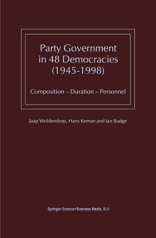 Party Government in 48 Democracies (1945–1998)